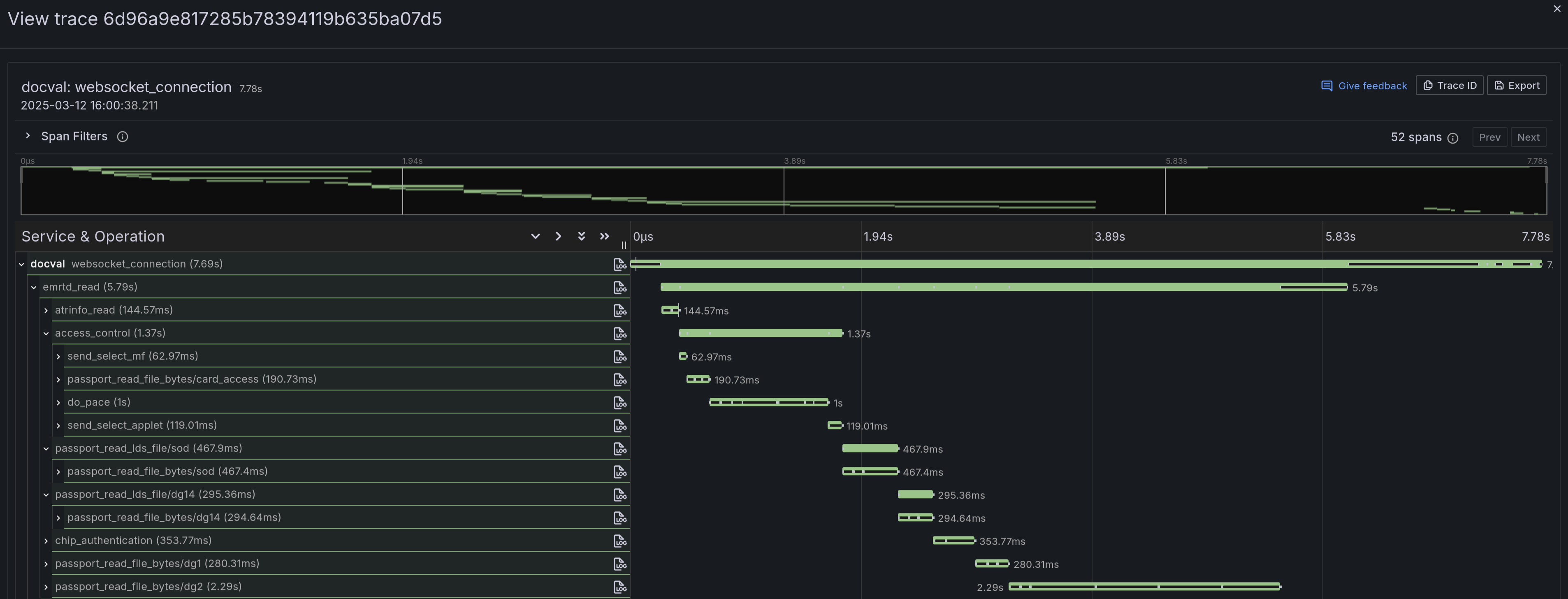 Grafana Trace Viewer